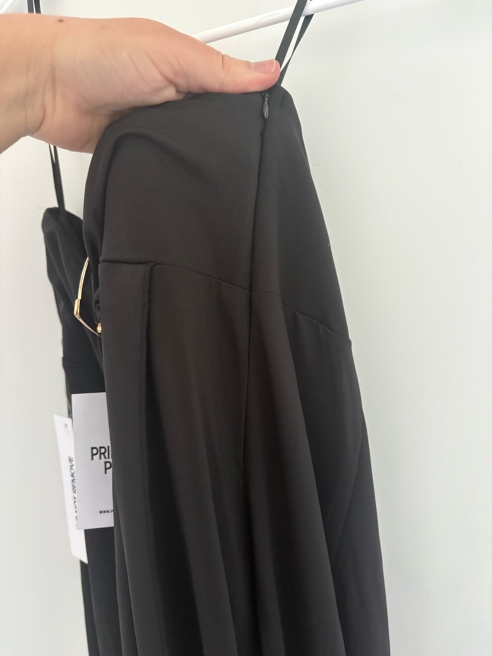 Princess Polly Nola Hardware Slit‎ Maxi Skirt Black - Picture 5 of 6